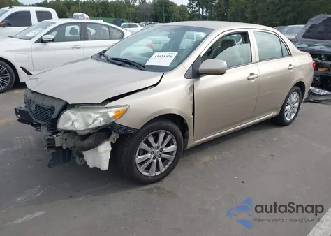 2009 Toyota Corolla Le z USA, uszkodzony, nr VIN 2T1BU40E99C041469